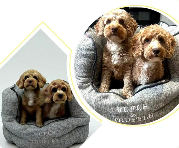 Kithkins Pet Portraits - 3D portrait of your pet