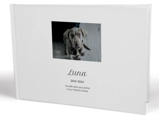 Pet Memorials - Pet Memory Photo Book - Small