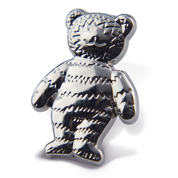 In Memory Pins - Teddy Bear Silver Plated Funeral Keepsakes/Favours
