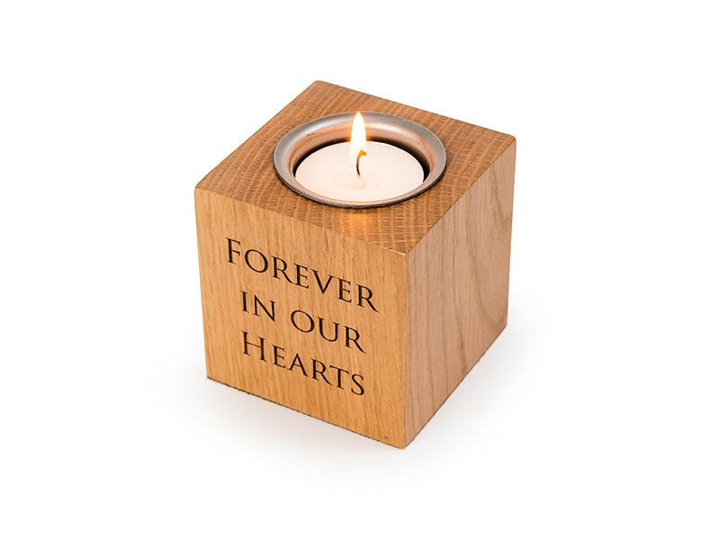 Wooden Eternity Candle Keepsake