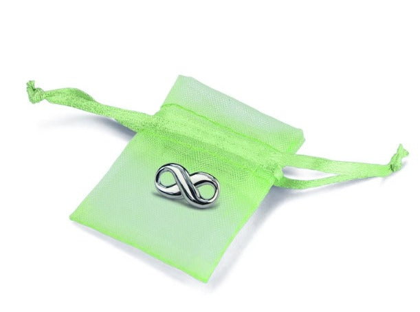 In Memory Pins - Eternity Silver Plated Funeral Keepsakes/Favours