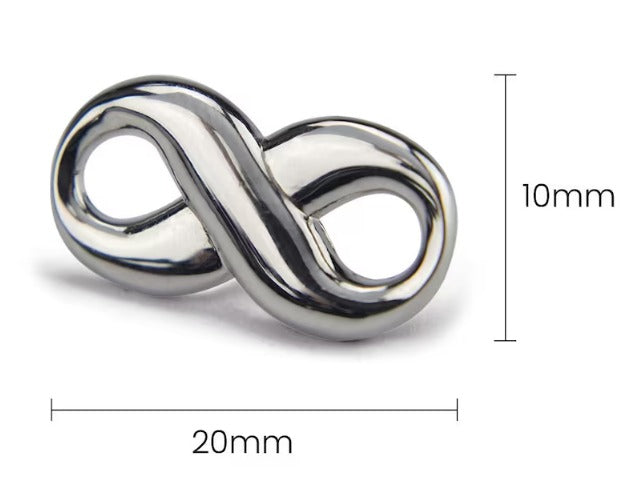 In Memory Pins - Eternity Silver Plated Funeral Keepsakes/Favours