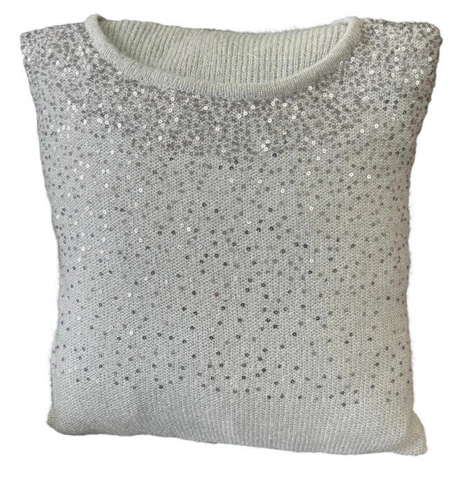 grandmas jumper made into a memory cushion